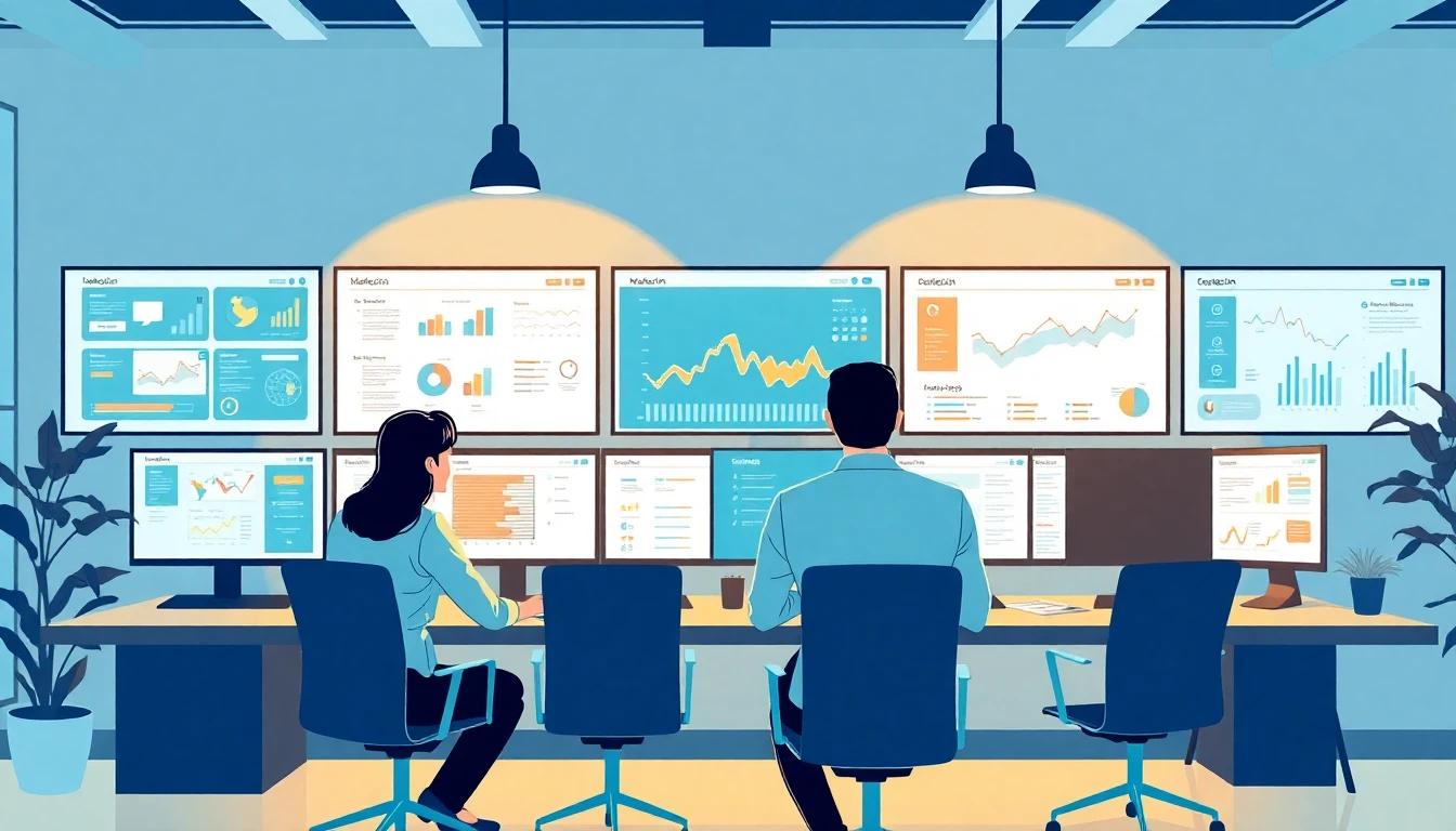 Agency team reviewing marketing research with a client